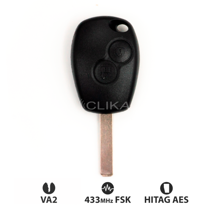 Comando Renault Trafic III / Twingo II / Smart 2B - Hitag Aes 