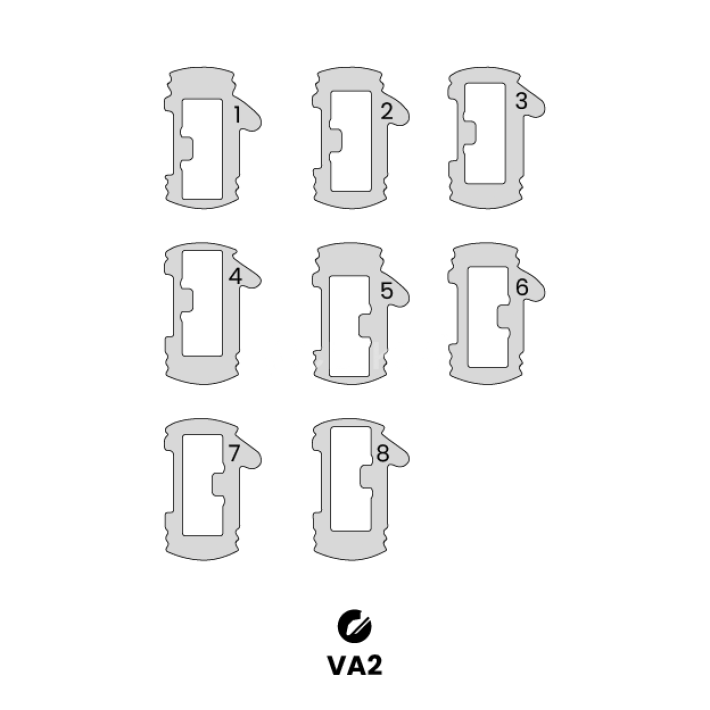 Lâminas para canhão – VA2