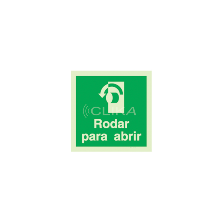 Sinal de rodar para esquerda para abrir - P 03 25