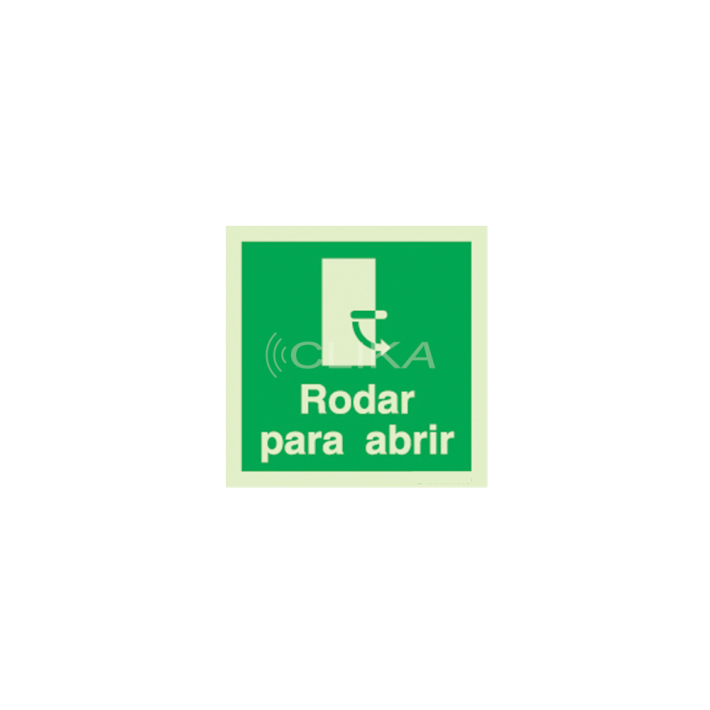 Sinal de rodar para esquerda para abrir - P 03 27