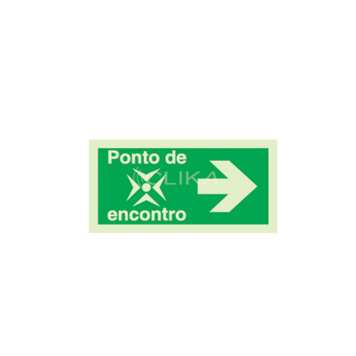 Sinal de ponto de encontro à direita - P 03 86