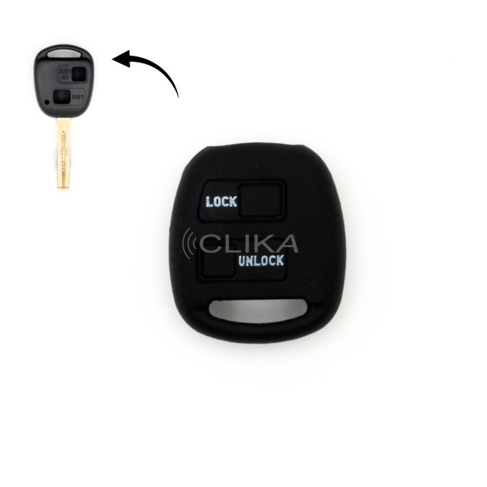 Capa Silicone Toyota – 2 Botões