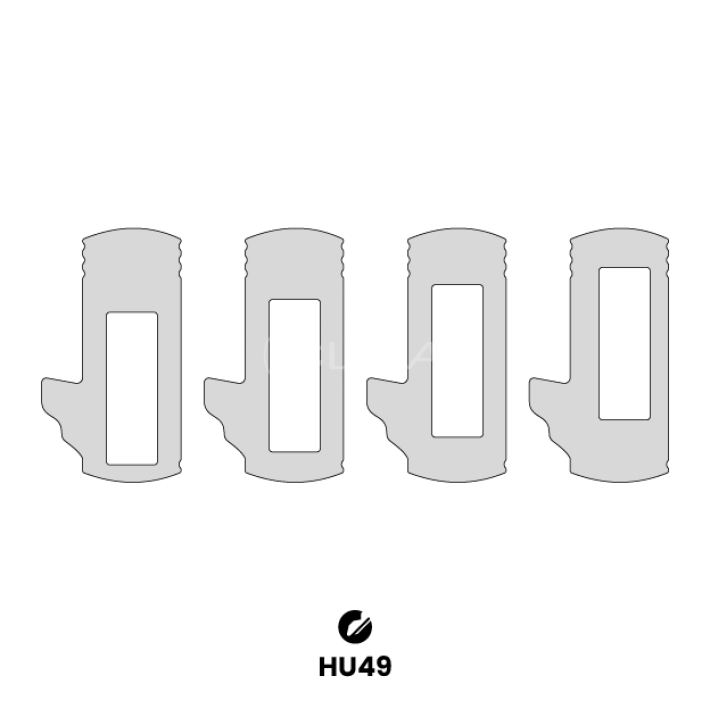 Lâminas para canhão – HU49