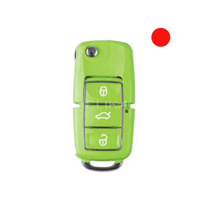 Comando auto XHORSE XKB504EN – 3 Botões – Verde