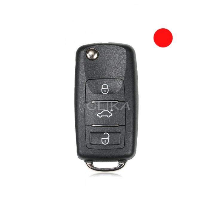 Comando auto XHORSE XKB510EN – 3 Botões – Tipo VW