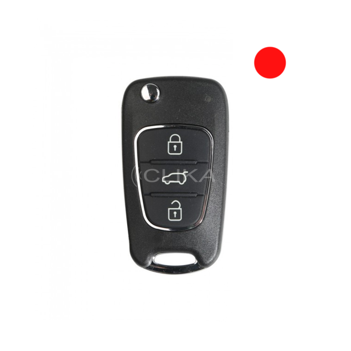 Comando auto XHORSE XKHY02EN – 3 Botões – Tipo Hyundai