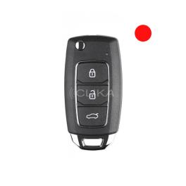 Comando auto XHORSE XKHY05EN – 3 Botões – Tipo Hyundai